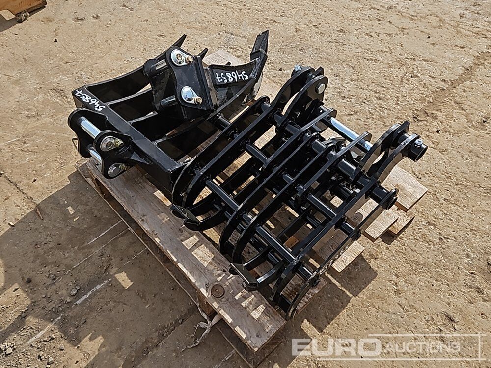 Unused Manual 5 Finger Grab, Ripper, 16" Rake 25mm Pin to suit Mini Excavator - Godet: photos 5 Unused Manual 5 Finger Grab, Ripper, 16" Rake 25mm Pin to suit Mini Excavator - Godet: photos 5