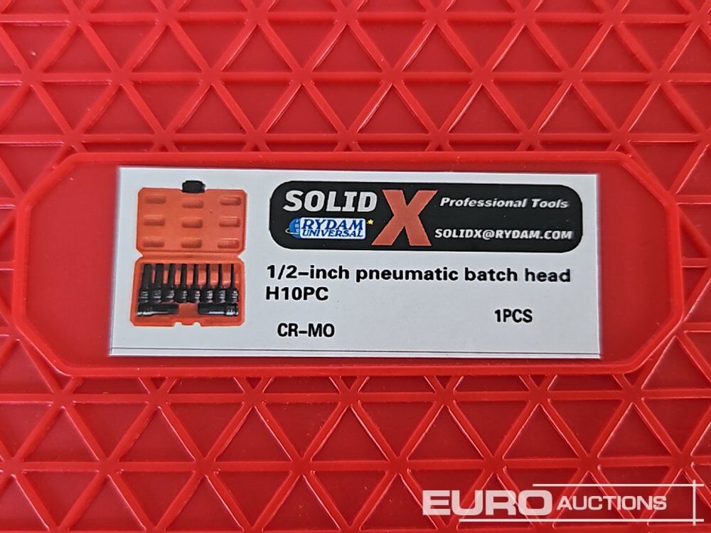 Unused Solid X 1/2" 10 Piece Alan Key Socket Set - Matériel de chantier: photos 5 Unused Solid X 1/2" 10 Piece Alan Key Socket Set - Matériel de chantier: photos 5