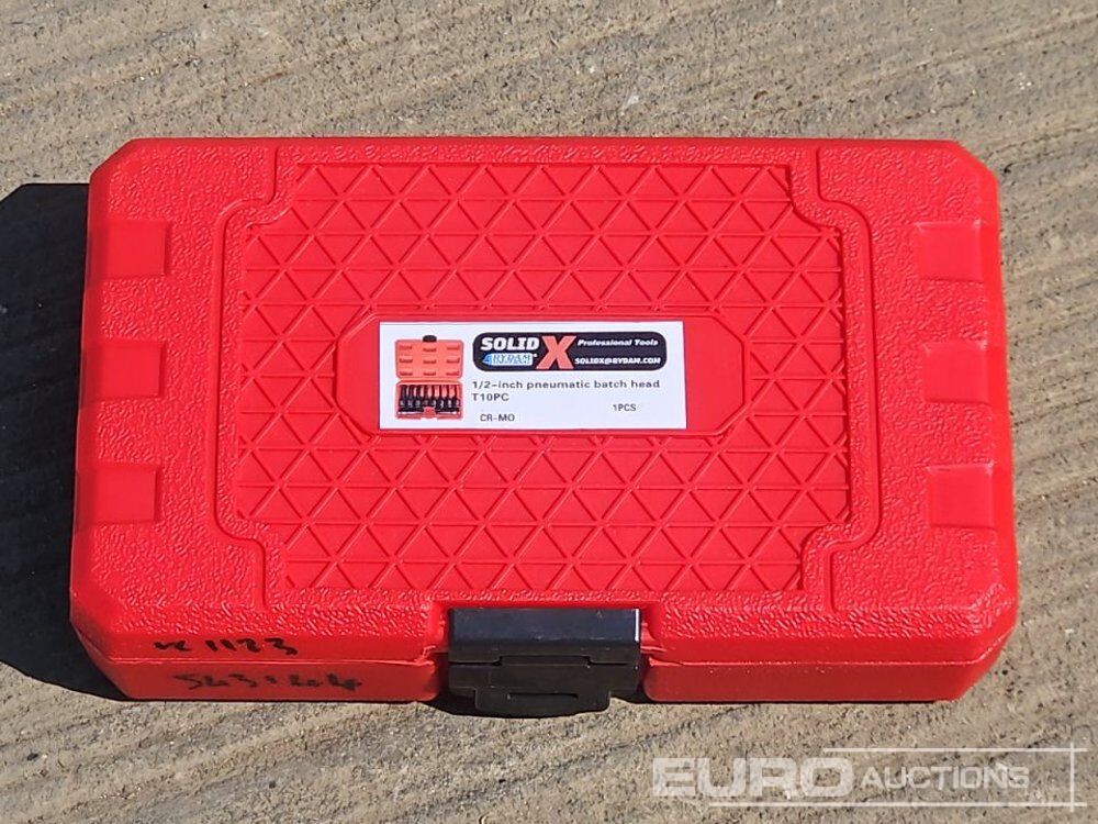 Unused Solid X 1/2" 10pc Pneumatic Alan Key Socket Set - Matériel de chantier: photos 1 Unused Solid X 1/2" 10pc Pneumatic Alan Key Socket Set - Matériel de chantier: photos 1