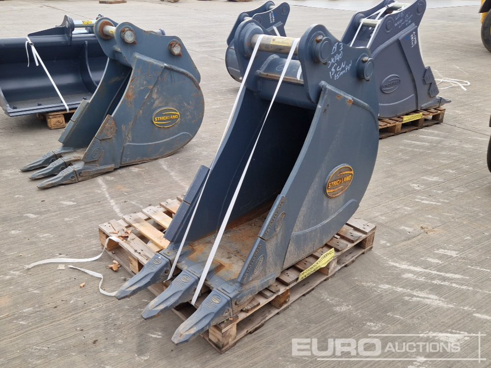 Unused Strickland 18" Digging Bucket 65mm Pin to suit 13 Ton Excavator - Godet: photos 1 Unused Strickland 18" Digging Bucket 65mm Pin to suit 13 Ton Excavator - Godet: photos 1