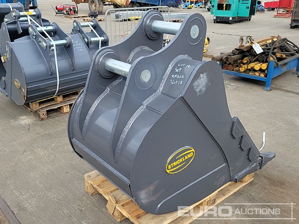 Unused Strickland 36" Digging Bucket 80mm Pin to suit 20 Ton Excavator - Godet: photos 5 Unused Strickland 36" Digging Bucket 80mm Pin to suit 20 Ton Excavator - Godet: photos 5