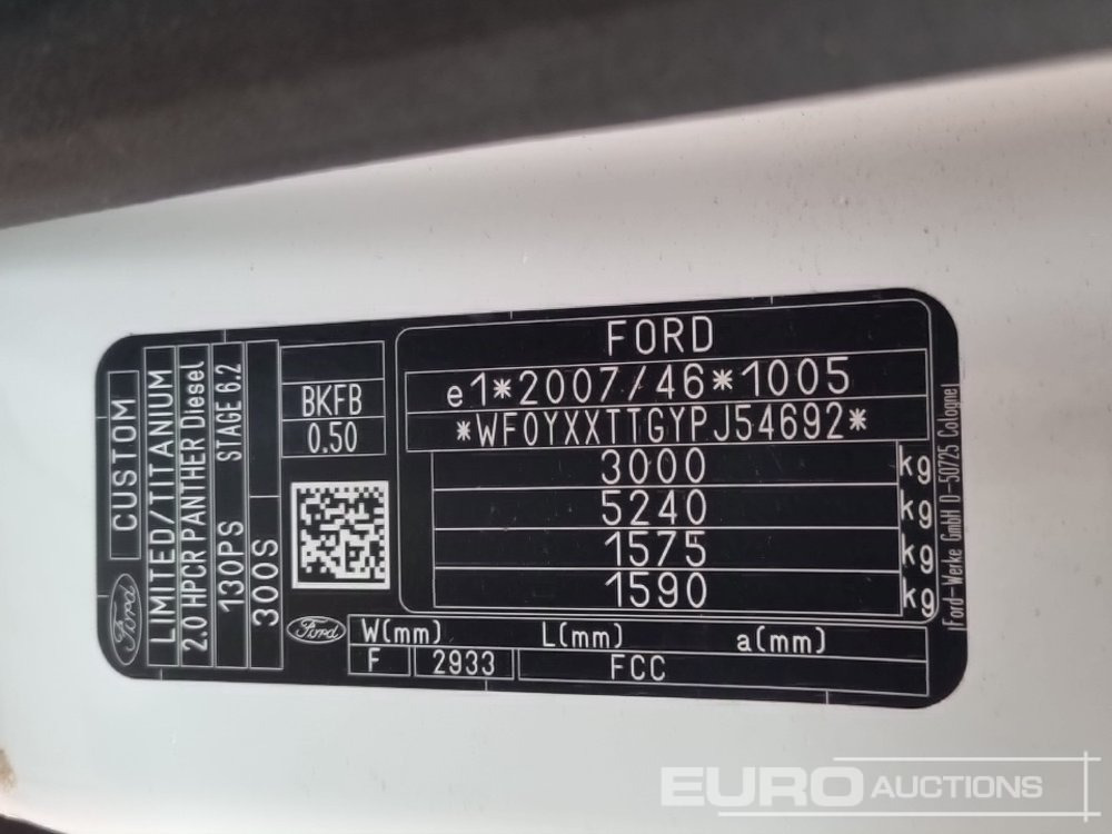 Véhicule utilitaire Ford Transit Custom 300: photos 37 Véhicule utilitaire Ford Transit Custom 300: photos 37