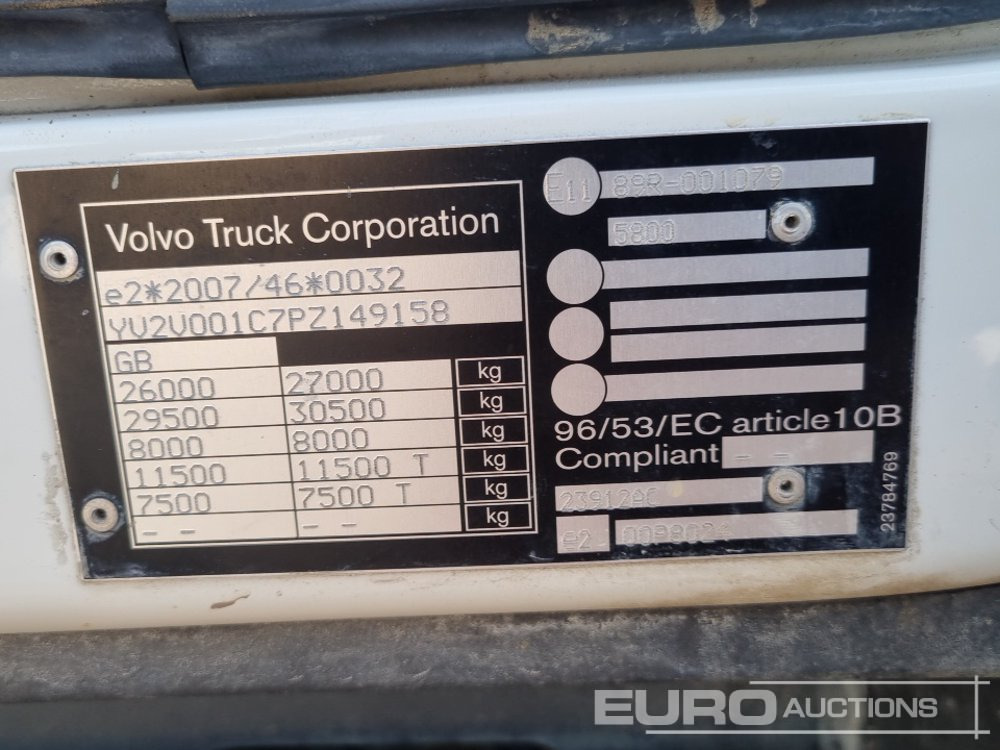 Camion plateau Volvo FE: photos 48