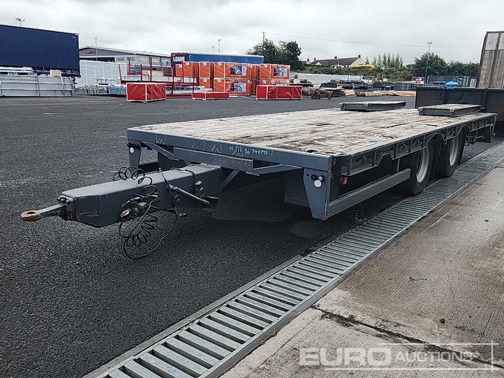 Webb Twin Axle Plant Trailer, Ramps - Remorque porte engin: photos 1 Webb Twin Axle Plant Trailer, Ramps - Remorque porte engin: photos 1
