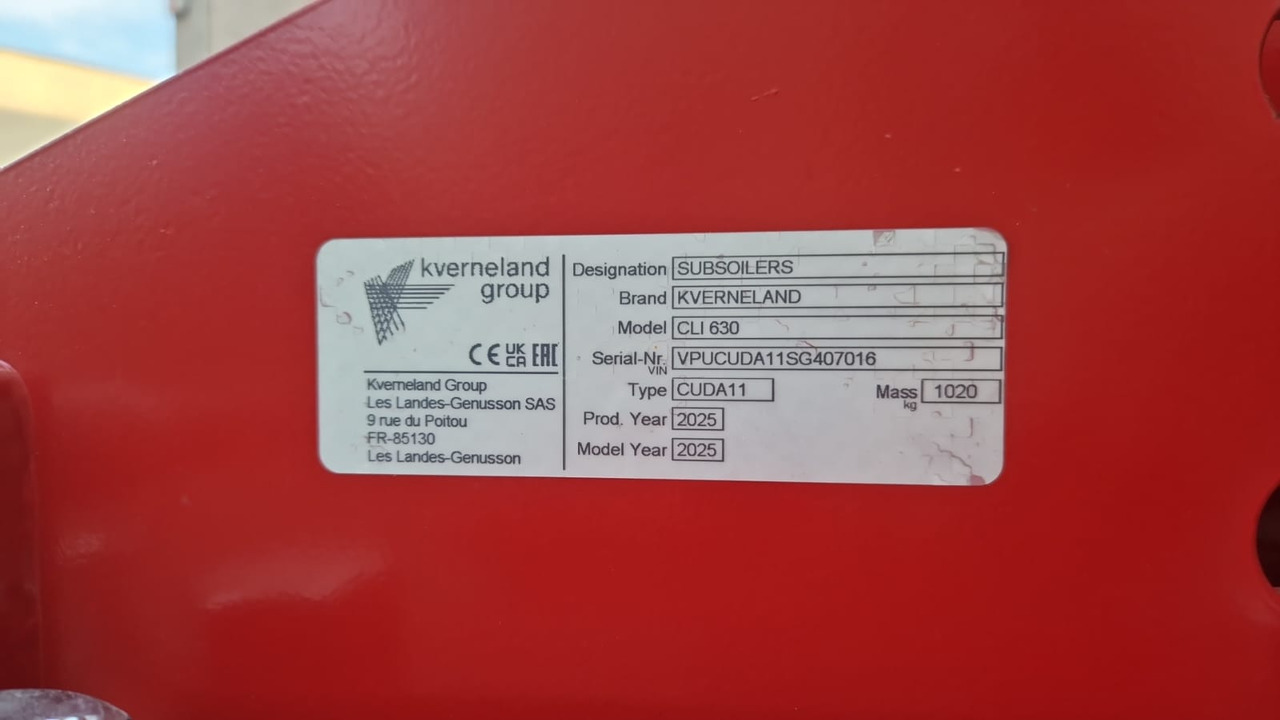Dissodatore nuovo Kverneland CLI 630 - Décompacteur: photos 4 Dissodatore nuovo Kverneland CLI 630 - Décompacteur: photos 4