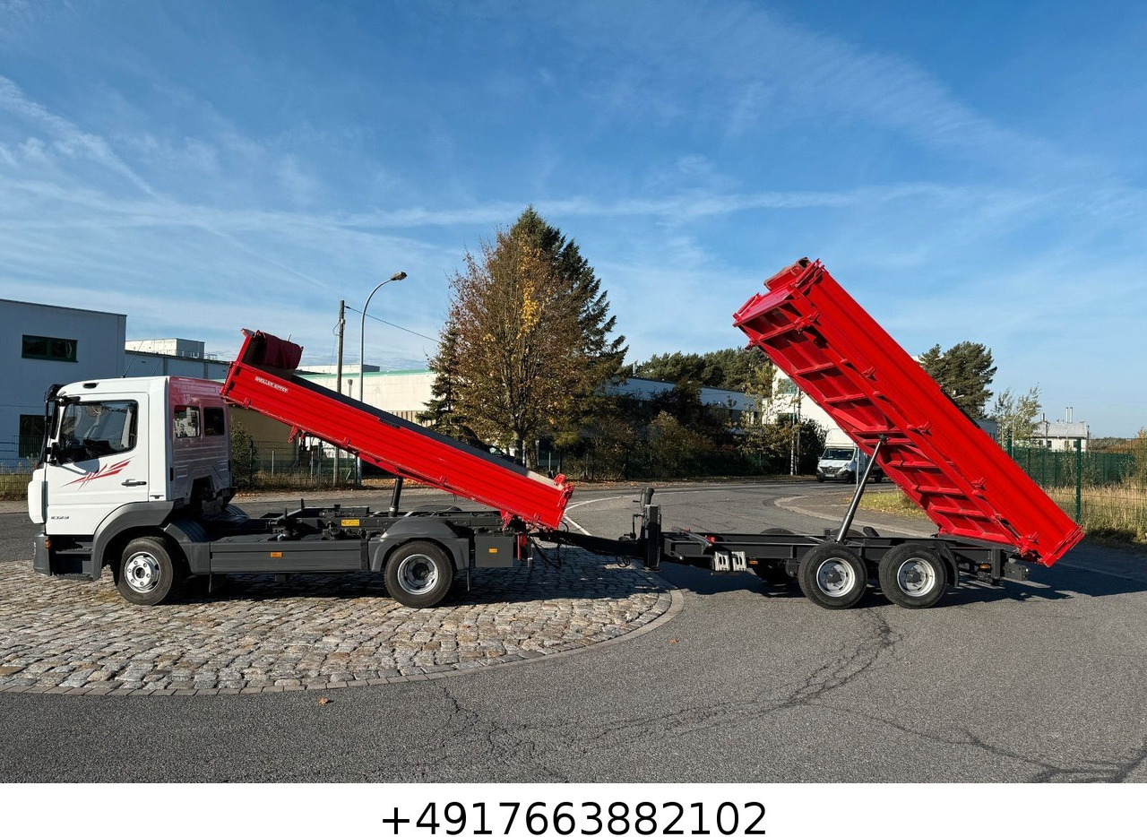 Mercedes-Benz Atego 1023 + Anhänger Dreiseitenkipper - Camion benne: photos 2 Mercedes-Benz Atego 1023 + Anhänger Dreiseitenkipper - Camion benne: photos 2