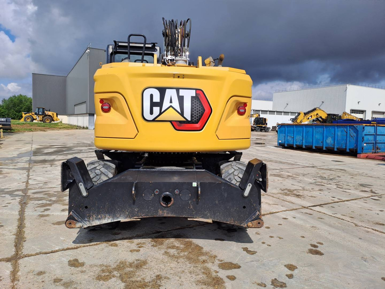 Pelle sur pneus CAT M315: photos 7