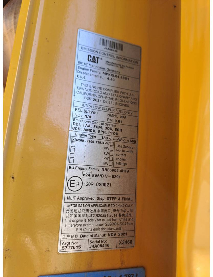 Pelle sur pneus CAT MH3024: photos 15