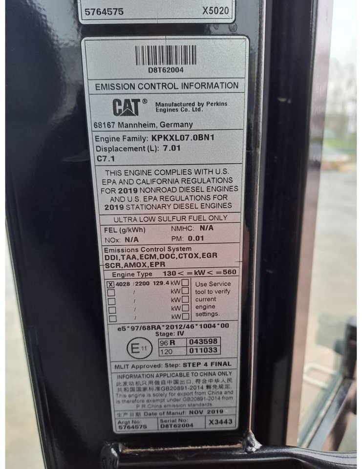 Pelle sur pneus CAT MH3024: photos 8