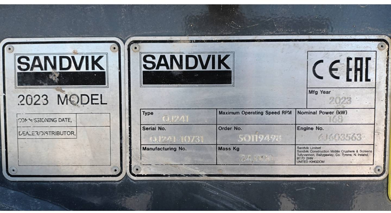 Concasseur SANDVIK MINING & CONSTRUCTION QJ241: photos 6