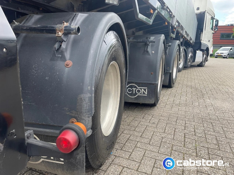 Pacton T3-003 3-assige stenen oplegger 2-assen gestuurd + Kennis Type 14.000 loopkraan - Rotator - stenenklem - Semi-remorque plateau: photos 4 Pacton T3-003 3-assige stenen oplegger 2-assen gestuurd + Kennis Type 14.000 loopkraan - Rotator - stenenklem - Semi-remorque plateau: photos 4