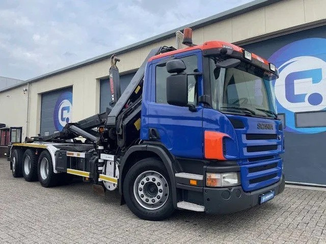Scania P380 LB 8x4*4 HNA Euro 5 - HIAB 211 E-3 Hipro Crane with remote control + Multilift XR26S61 Hooklift - Year 2009 - Km 336.501 !! - Good condition - Camion ampliroll, Camion grue: photos 1 Scania P380 LB 8x4*4 HNA Euro 5 - HIAB 211 E-3 Hipro Crane with remote control + Multilift XR26S61 Hooklift - Year 2009 - Km 336.501 !! - Good condition - Camion ampliroll, Camion grue: photos 1