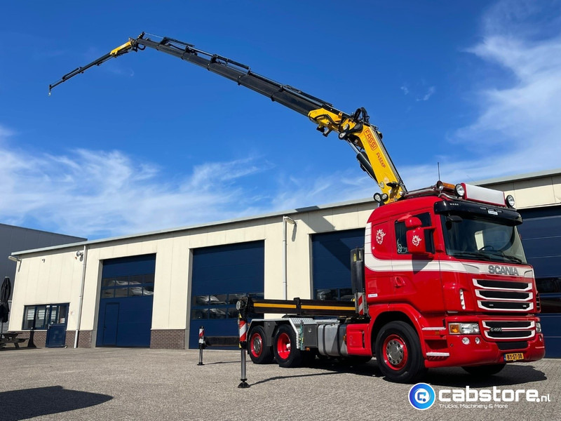 Scania G 400 A 6X2*4 HNA Euro 5 - Handgeschakeld - FASSI F455XP + JIP Autolaadkraan - Bouwjaar 2010 - Km 748.730 - Very good condition !! - Tracteur routier: photos 1 Scania G 400 A 6X2*4 HNA Euro 5 - Handgeschakeld - FASSI F455XP + JIP Autolaadkraan - Bouwjaar 2010 - Km 748.730 - Very good condition !! - Tracteur routier: photos 1
