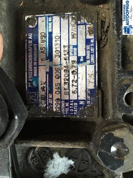 MAN TGL ZF 6 AS 850 / 6 AS 850 ECOLITE - Boîte de vitesse et pièces pour Camion: photos 3 MAN TGL ZF 6 AS 850 / 6 AS 850 ECOLITE - Boîte de vitesse et pièces pour Camion: photos 3