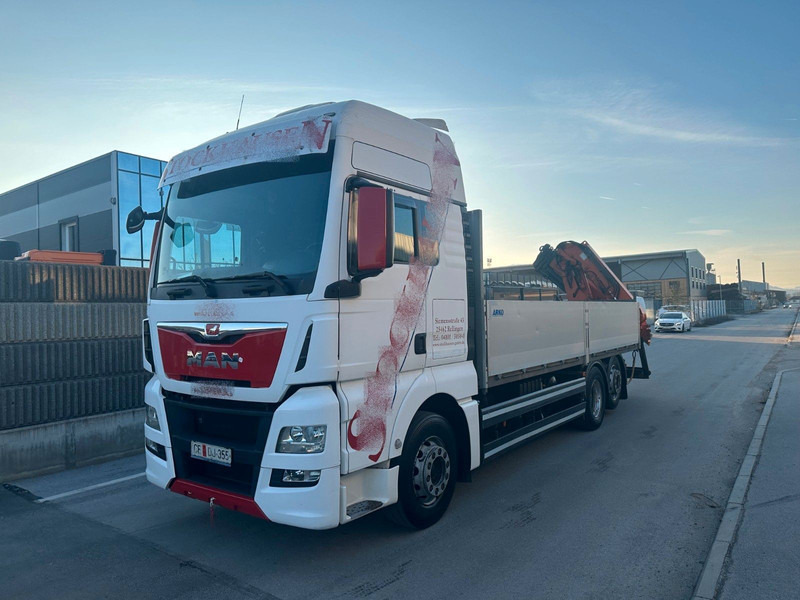 MAN TGX 26.440 - Camion plateau, Camion grue: photos 2 MAN TGX 26.440 - Camion plateau, Camion grue: photos 2