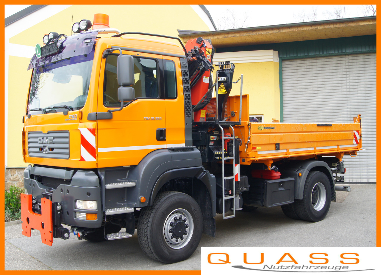 MAN TGA 18.350 BL 4x4/Euro4/TÜV/PK 9501/Winterdienst - Camion grue: photos 1 MAN TGA 18.350 BL 4x4/Euro4/TÜV/PK 9501/Winterdienst - Camion grue: photos 1