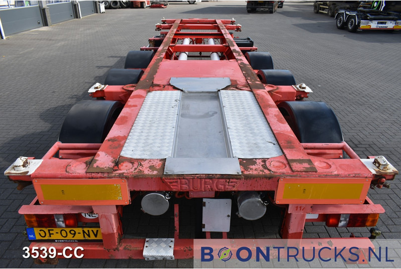 Semi-remorque porte-conteneur/ Caisse mobile Burg BPO 12-27 CCXGX-00 TANK CHASSIS | 20-30ft * 3800 Kg * NL TRAILER: photos 6