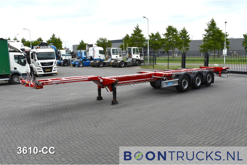 D-Tec FLEXITRAILER | 2x20-30-40-45ft HC * 2x LIFT AXLE * 2x EXTENDABLE * DISC BRAKES - Semi-remorque porte-conteneur/ Caisse mobile: photos 5 D-Tec FLEXITRAILER | 2x20-30-40-45ft HC * 2x LIFT AXLE * 2x EXTENDABLE * DISC BRAKES - Semi-remorque porte-conteneur/ Caisse mobile: photos 5