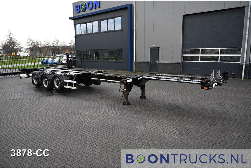 D-Tec FLEXITRAILER LS | 2x20-30-40-45ft HC * 2x LIFT AXLE * BPW / DISC * 2x EXTENDABLE - Semi-remorque porte-conteneur/ Caisse mobile: photos 4 D-Tec FLEXITRAILER LS | 2x20-30-40-45ft HC * 2x LIFT AXLE * BPW / DISC * 2x EXTENDABLE - Semi-remorque porte-conteneur/ Caisse mobile: photos 4