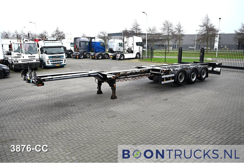 D-Tec FLEXITRAILER LS | 2x20-30-40-45ft HC * 2x LIFT AXLE * BPW / DISC * 2x EXTENDABLE - Semi-remorque porte-conteneur/ Caisse mobile: photos 5 D-Tec FLEXITRAILER LS | 2x20-30-40-45ft HC * 2x LIFT AXLE * BPW / DISC * 2x EXTENDABLE - Semi-remorque porte-conteneur/ Caisse mobile: photos 5