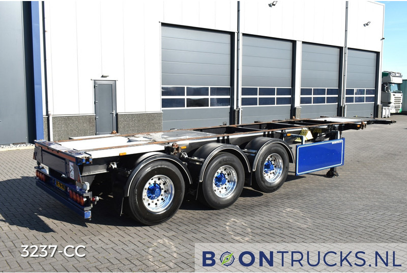 Semi-remorque porte-conteneur/ Caisse mobile LAG O-3-CC 70 | 20-30ft * ALCOA * TANK CHASSIS * LIFT AXLE * NL TRAILER * 01-2025 MOT: photos 1