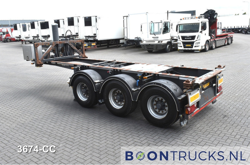 LAG O-3-CC A9 | 20ft TIPPING CHASSIS * 24v SELF SUPPORT * LIFT AXLE * BPW / DISC - Semi-remorque porte-conteneur/ Caisse mobile: photos 3 LAG O-3-CC A9 | 20ft TIPPING CHASSIS * 24v SELF SUPPORT * LIFT AXLE * BPW / DISC - Semi-remorque porte-conteneur/ Caisse mobile: photos 3