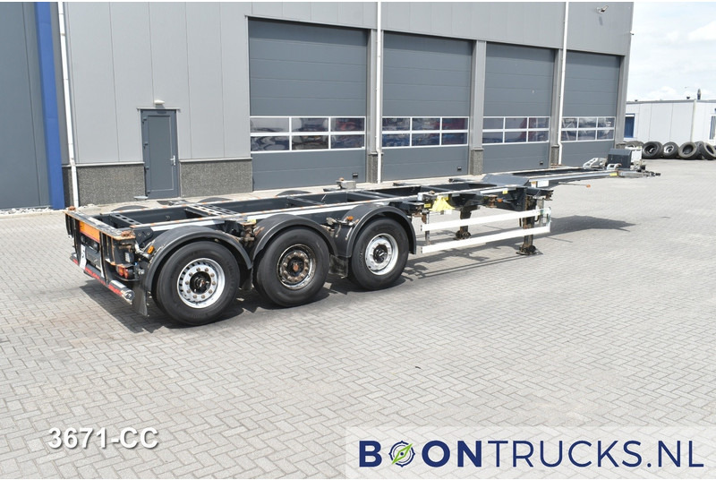 Renders EURO 925 | 2x20-30-40-45ft HC * LIFT AXLE * DISC BRAKES * EXTENDABLE REAR * MOT - Semi-remorque porte-conteneur/ Caisse mobile: photos 1 Renders EURO 925 | 2x20-30-40-45ft HC * LIFT AXLE * DISC BRAKES * EXTENDABLE REAR * MOT - Semi-remorque porte-conteneur/ Caisse mobile: photos 1