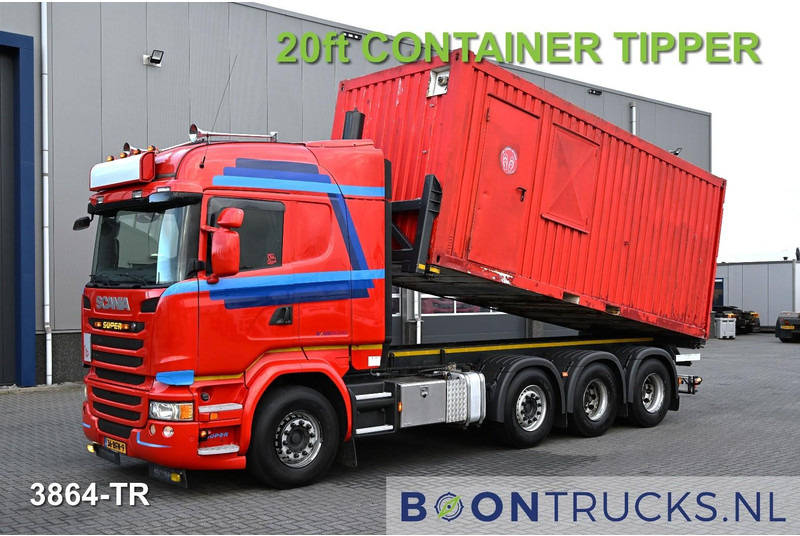 Scania R450 8x2 | EURO6 * CONTAINER TRANSPORT * 20ft TIPPING * NL TRUCK * APK 02-2026 - Camion porte-conteneur/ Caisse mobile: photos 1 Scania R450 8x2 | EURO6 * CONTAINER TRANSPORT * 20ft TIPPING * NL TRUCK * APK 02-2026 - Camion porte-conteneur/ Caisse mobile: photos 1