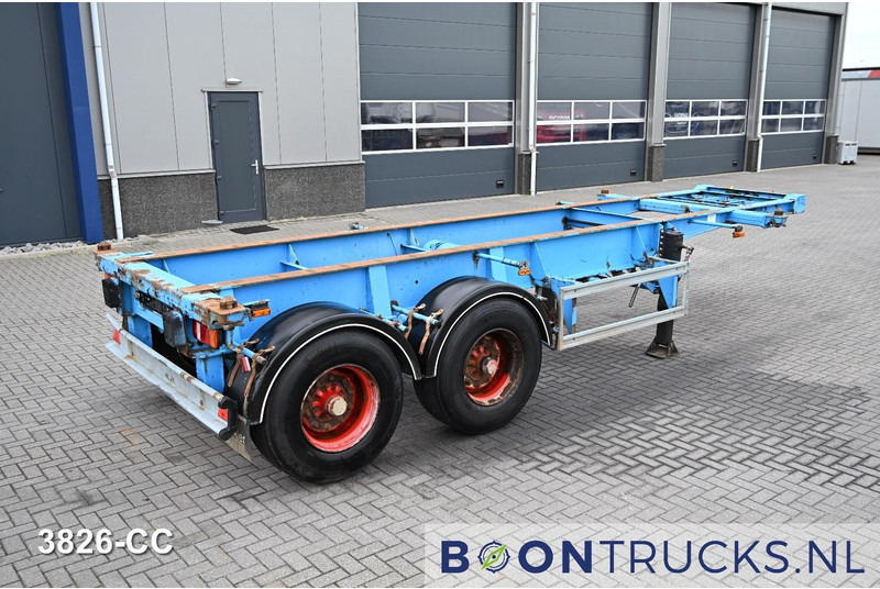 Schweriner Nutzfahrzeuge CS 20 CHASSIS | 20ft * STEEL SUSPENSION * BPW / DRUM * 9x AVAILABLE - Semi-remorque porte-conteneur/ Caisse mobile: photos 1 Schweriner Nutzfahrzeuge CS 20 CHASSIS | 20ft * STEEL SUSPENSION * BPW / DRUM * 9x AVAILABLE - Semi-remorque porte-conteneur/ Caisse mobile: photos 1