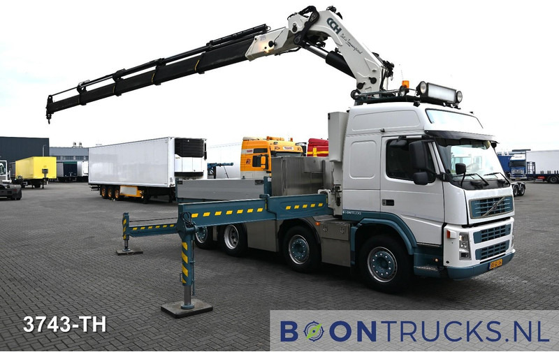 Volvo FM 480 8x2 R + HMF THOR 8520 K5 | 85 T/M CRANE * WINCH * MANUAL * NL TRUCK * TOP! - Tracteur routier: photos 3 Volvo FM 480 8x2 R + HMF THOR 8520 K5 | 85 T/M CRANE * WINCH * MANUAL * NL TRUCK * TOP! - Tracteur routier: photos 3