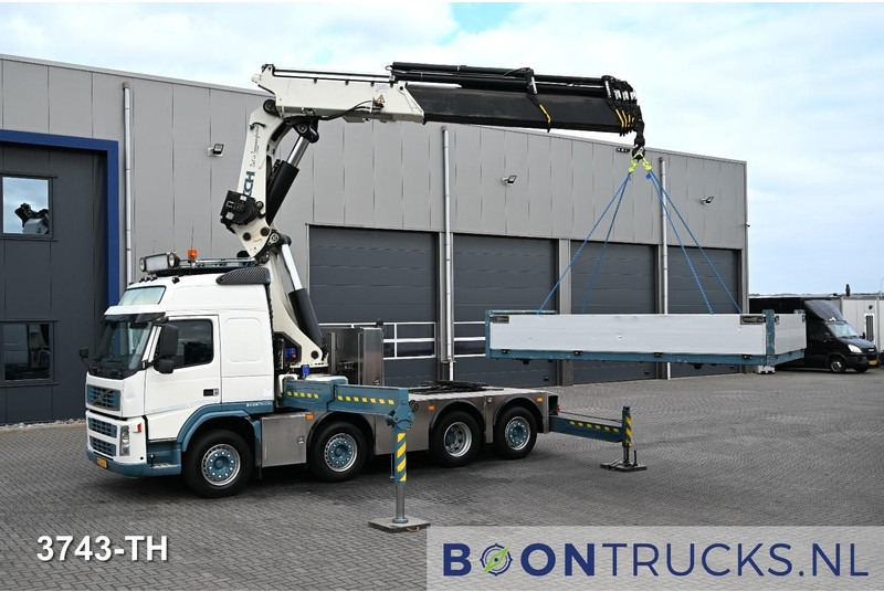 Volvo FM 480 8x2 R + HMF THOR 8520 K5 | 85 T/M CRANE * WINCH * MANUAL * NL TRUCK * TOP! - Tracteur routier: photos 2 Volvo FM 480 8x2 R + HMF THOR 8520 K5 | 85 T/M CRANE * WINCH * MANUAL * NL TRUCK * TOP! - Tracteur routier: photos 2