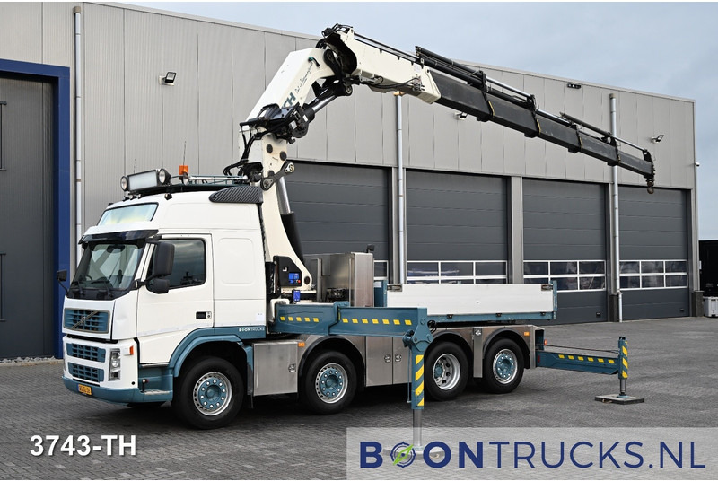 Volvo FM 480 8x2 R + HMF THOR 8520 K5 | 85 T/M CRANE * WINCH * MANUAL * NL TRUCK * TOP! - Camion grue: photos 1 Volvo FM 480 8x2 R + HMF THOR 8520 K5 | 85 T/M CRANE * WINCH * MANUAL * NL TRUCK * TOP! - Camion grue: photos 1