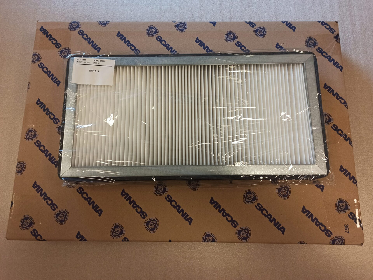 SCANIA AIR FILTER - 1871614 - Filtre de salon pour Camion: photos 1 SCANIA AIR FILTER - 1871614 - Filtre de salon pour Camion: photos 1