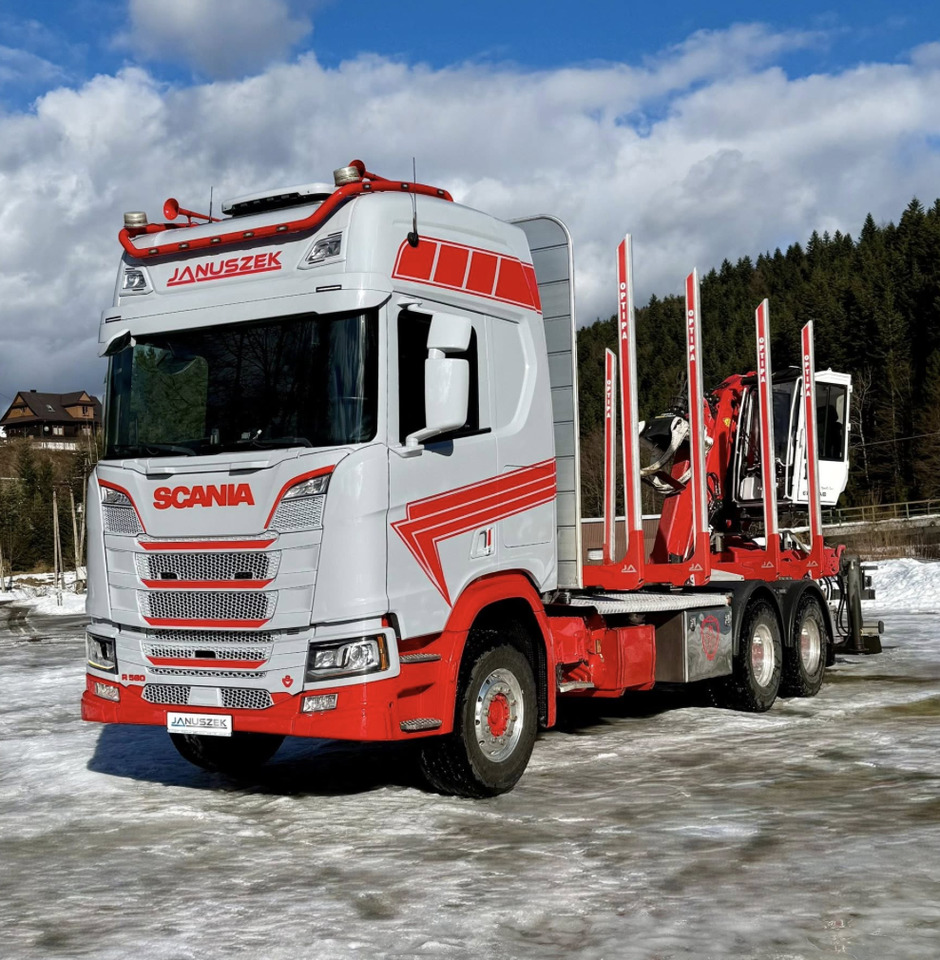 SCANIA R580 - Camion grumier: photos 1 SCANIA R580 - Camion grumier: photos 1