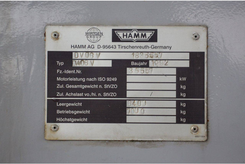 Compacteur Hamm DV06 V: photos 13 Compacteur Hamm DV06 V: photos 13