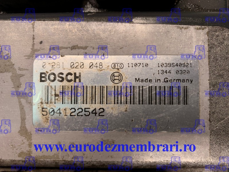 CALCULATOR MOTOR IVECO 504122542, 0281020048 - Bloc de gestion pour Camion: photos 2 CALCULATOR MOTOR IVECO 504122542, 0281020048 - Bloc de gestion pour Camion: photos 2