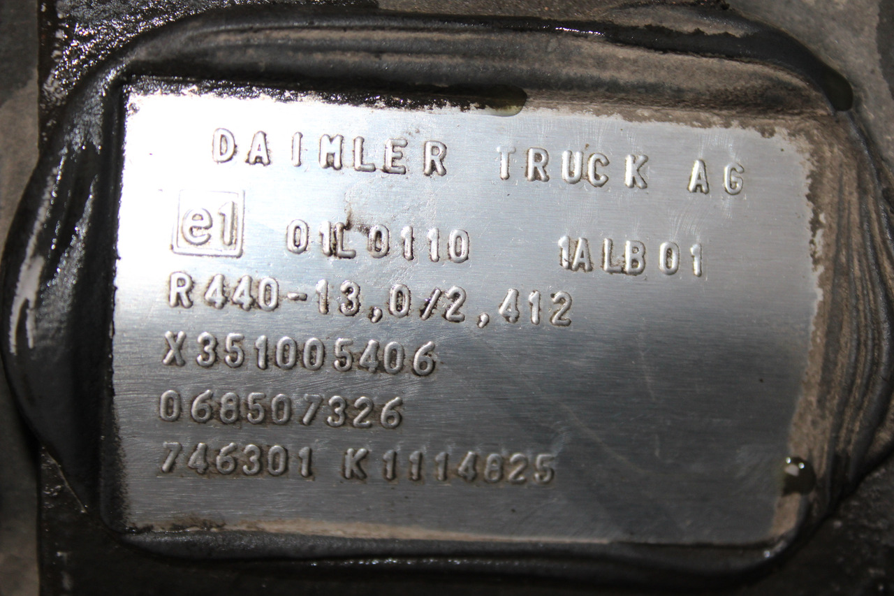 DIFERENTIAL MERCEDES ACTROS R=2,412 R440-13 X351005406, 068507326 - Différentiel pour Camion: photos 3 DIFERENTIAL MERCEDES ACTROS R=2,412 R440-13 X351005406, 068507326 - Différentiel pour Camion: photos 3