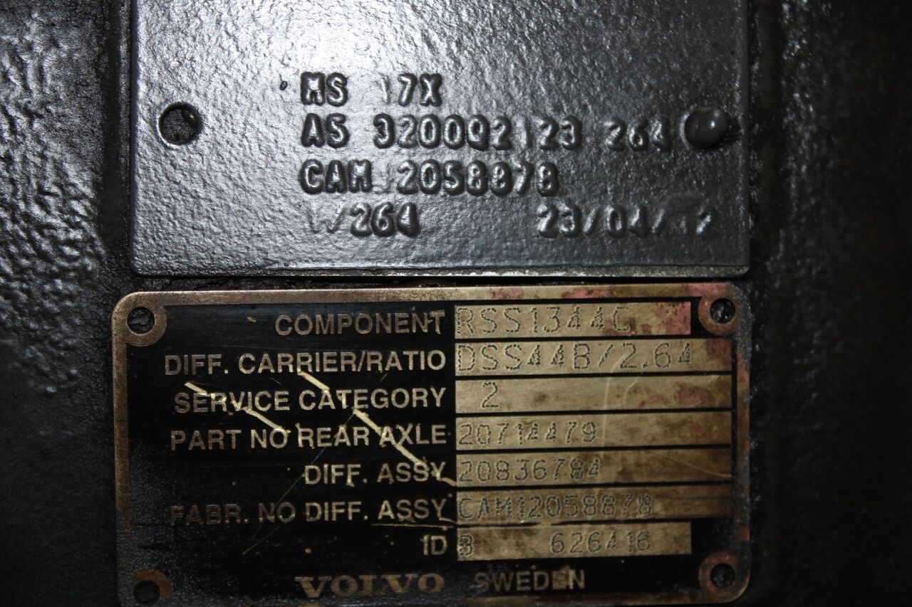 DIFERENTIAL VOLVO MS 17X RSS1344C R=2,64 - Différentiel pour Camion: photos 3 DIFERENTIAL VOLVO MS 17X RSS1344C R=2,64 - Différentiel pour Camion: photos 3