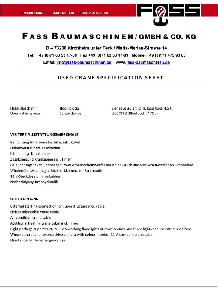 Crédit-bail de Liebherr LTC 1050-3.1 | VarioBase | Telematik Liebherr LTC 1050-3.1 | VarioBase | Telematik: photos 16 Crédit-bail de Liebherr LTC 1050-3.1 | VarioBase | Telematik Liebherr LTC 1050-3.1 | VarioBase | Telematik: photos 16