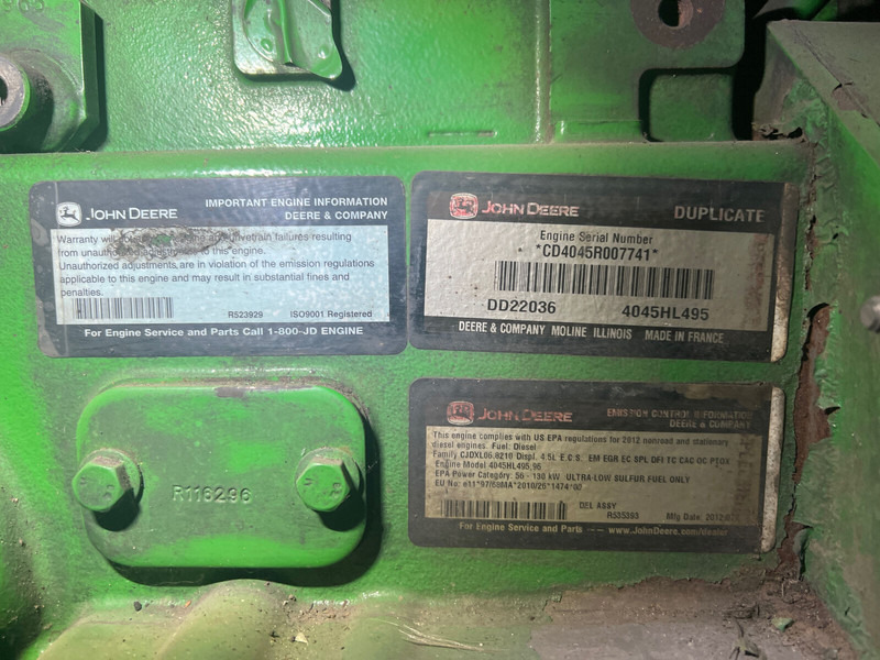Moteur John Deere 4045HL495: photos 6 Moteur John Deere 4045HL495: photos 6