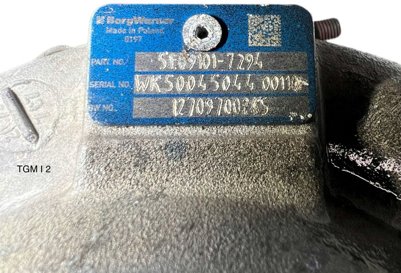 MAN TGM - Turbocompresseur: photos 5 MAN TGM - Turbocompresseur: photos 5