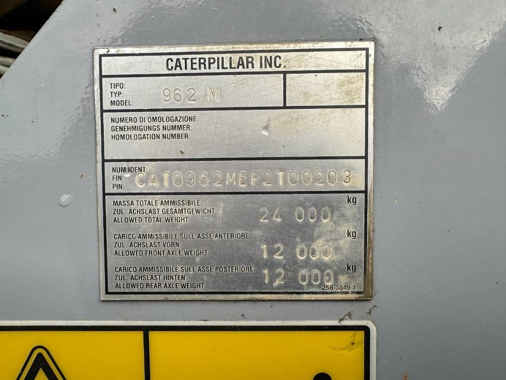 Chargeuse sur pneus CAT 962 M (NEW REMAN ENGINE): photos 14