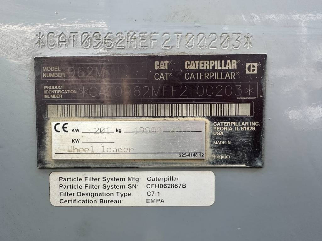 Chargeuse sur pneus CAT 962 M (NEW REMAN ENGINE): photos 13