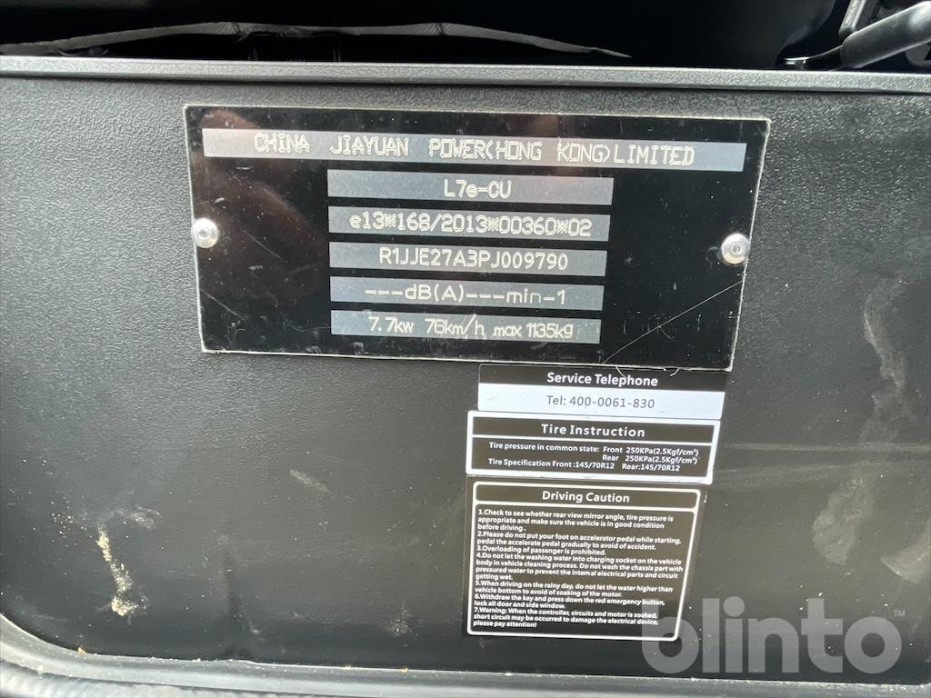 Utilitaire électrique compact ARI 458 Pritsche XL / Professional Paket / Unbenutzt: photos 18