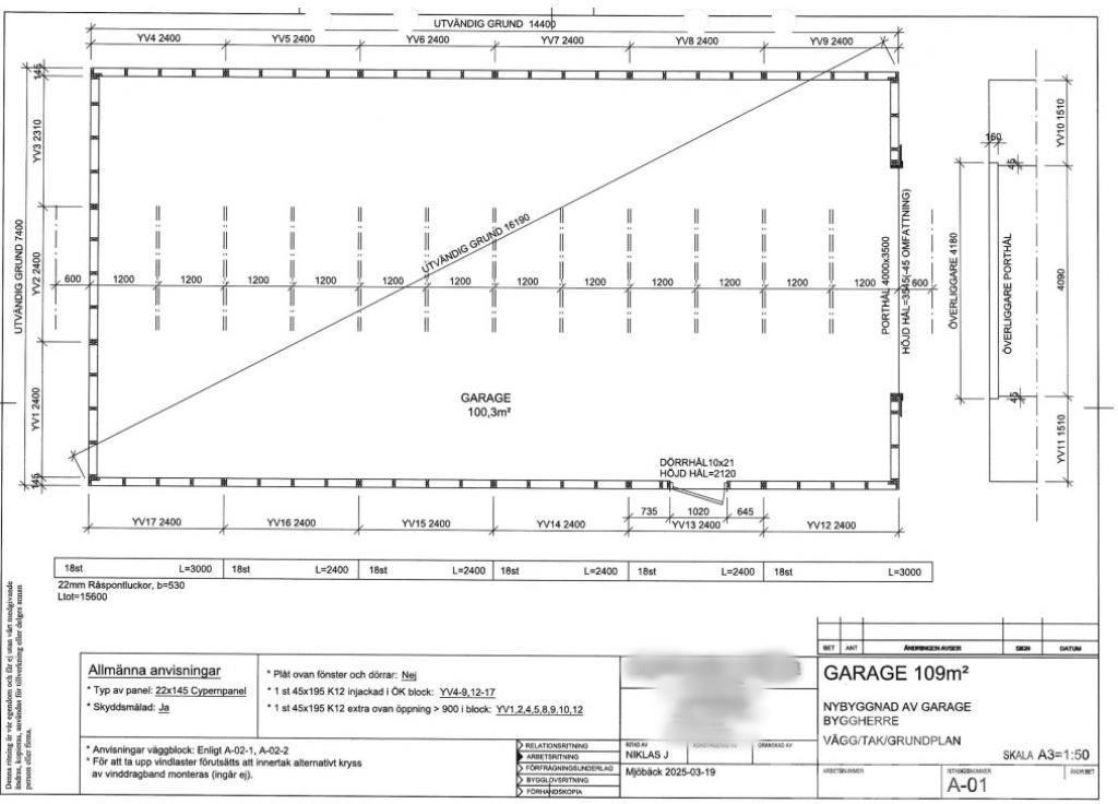 Garage 109 m2 - Équipement de garage: photos 2 Garage 109 m2 - Équipement de garage: photos 2