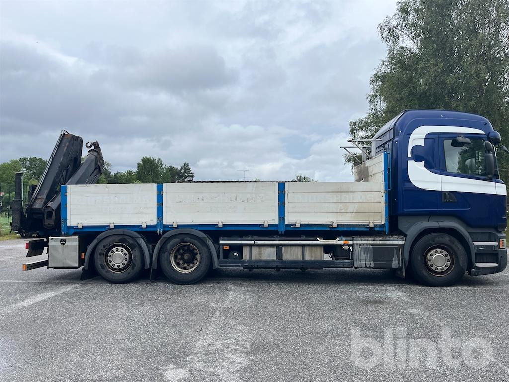 SCANIA R580LB6X2HNB - Camion plateau, Camion grue: photos 4 SCANIA R580LB6X2HNB - Camion plateau, Camion grue: photos 4