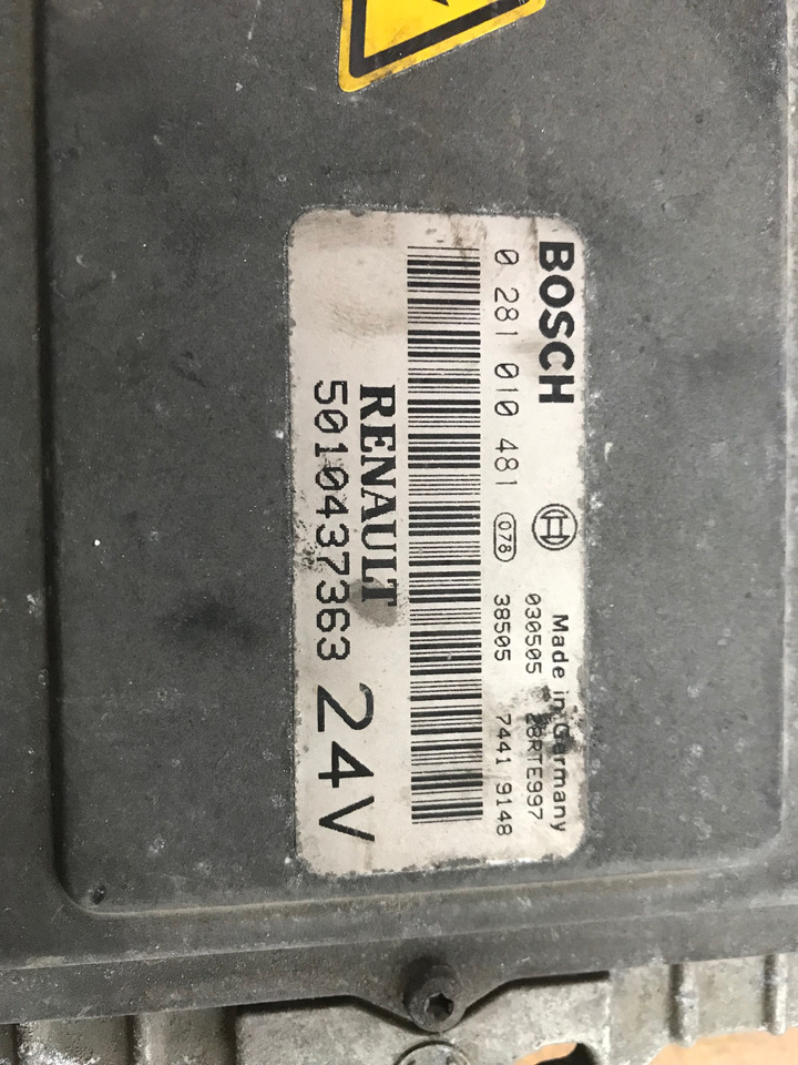 CENTRALINA MOTORE EDC - RIF. RENAULT 5010437363 - RIF. BOSCH 0281010481 - Bloc de gestion: photos 2 CENTRALINA MOTORE EDC - RIF. RENAULT 5010437363 - RIF. BOSCH 0281010481 - Bloc de gestion: photos 2