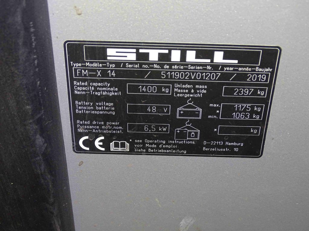 Still FM-X14 - Chariot à mât rétractable: photos 5 Still FM-X14 - Chariot à mât rétractable: photos 5