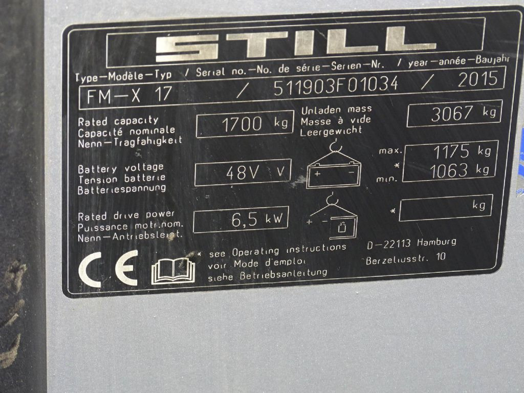 Still FM-X17 - Chariot à mât rétractable: photos 5 Still FM-X17 - Chariot à mât rétractable: photos 5