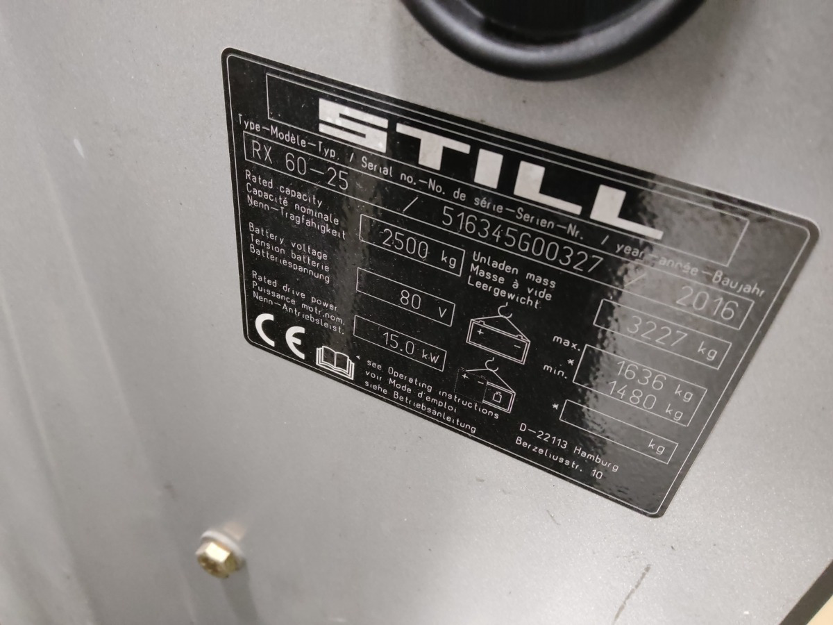 Chariot élévateur électrique Still RX60-25: photos 6